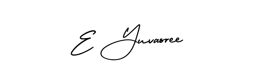 How to Draw E Yuvasree signature style? AmerikaSignatureDemo-Regular is a latest design signature styles for name E Yuvasree. E Yuvasree signature style 3 images and pictures png