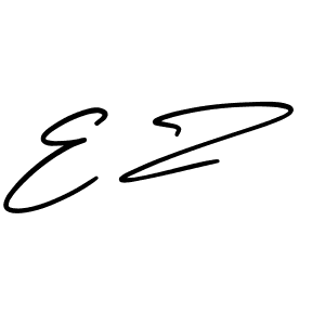 How to Draw E Z signature style? AmerikaSignatureDemo-Regular is a latest design signature styles for name E Z. E Z signature style 3 images and pictures png