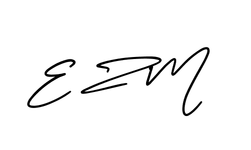 This is the best signature style for the E Z M name. Also you like these signature font (AmerikaSignatureDemo-Regular). Mix name signature. E Z M signature style 3 images and pictures png