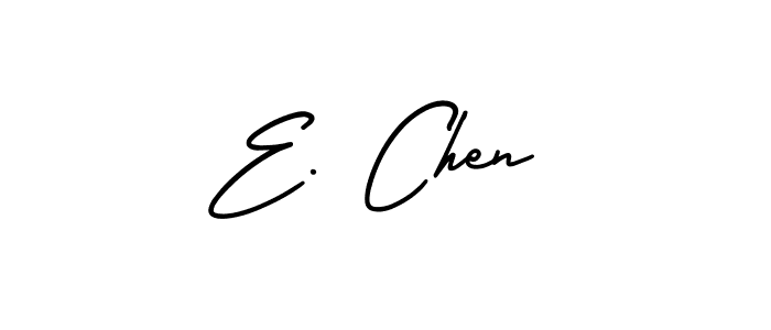 It looks lik you need a new signature style for name E. Chen. Design unique handwritten (AmerikaSignatureDemo-Regular) signature with our free signature maker in just a few clicks. E. Chen signature style 3 images and pictures png