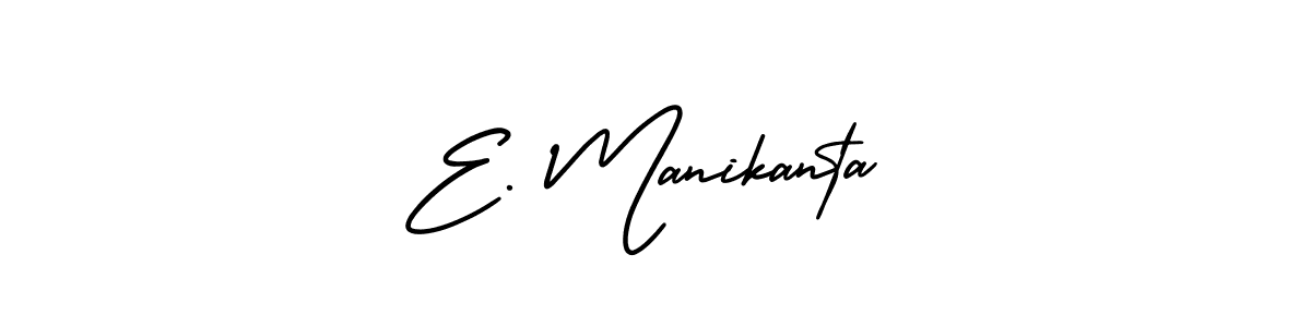 AmerikaSignatureDemo-Regular is a professional signature style that is perfect for those who want to add a touch of class to their signature. It is also a great choice for those who want to make their signature more unique. Get E. Manikanta name to fancy signature for free. E. Manikanta signature style 3 images and pictures png