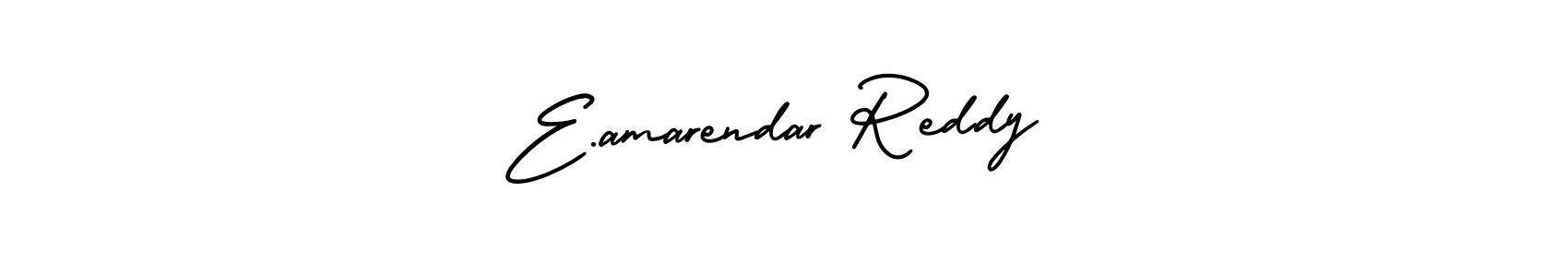 Best and Professional Signature Style for E.amarendar Reddy. AmerikaSignatureDemo-Regular Best Signature Style Collection. E.amarendar Reddy signature style 3 images and pictures png