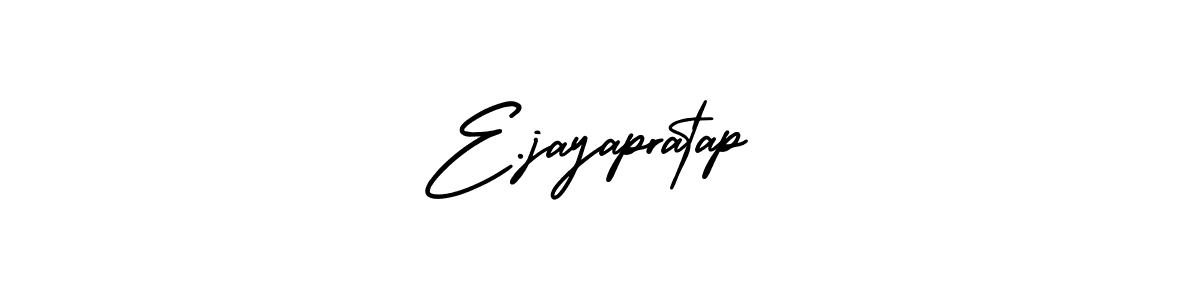 E.jayapratap stylish signature style. Best Handwritten Sign (AmerikaSignatureDemo-Regular) for my name. Handwritten Signature Collection Ideas for my name E.jayapratap. E.jayapratap signature style 3 images and pictures png