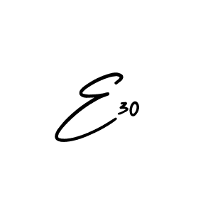 Make a beautiful signature design for name E30. With this signature (AmerikaSignatureDemo-Regular) style, you can create a handwritten signature for free. E30 signature style 3 images and pictures png