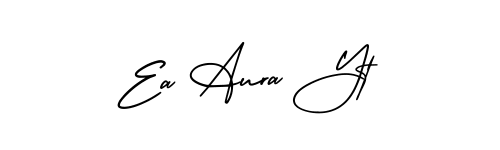 Design your own signature with our free online signature maker. With this signature software, you can create a handwritten (AmerikaSignatureDemo-Regular) signature for name Ea Aura Yt. Ea Aura Yt signature style 3 images and pictures png