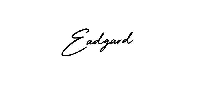 How to make Eadgard name signature. Use AmerikaSignatureDemo-Regular style for creating short signs online. This is the latest handwritten sign. Eadgard signature style 3 images and pictures png