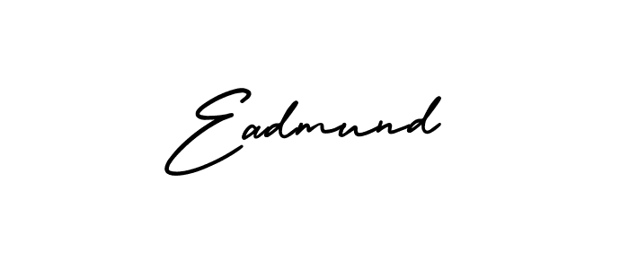 The best way (AmerikaSignatureDemo-Regular) to make a short signature is to pick only two or three words in your name. The name Eadmund include a total of six letters. For converting this name. Eadmund signature style 3 images and pictures png