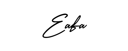 Generate high-definition signature styles for Eafa. The AmerikaSignatureDemo-Regular typeface ensures crisp legibility and sophisticated design. Eafa signature style 3 images and pictures png