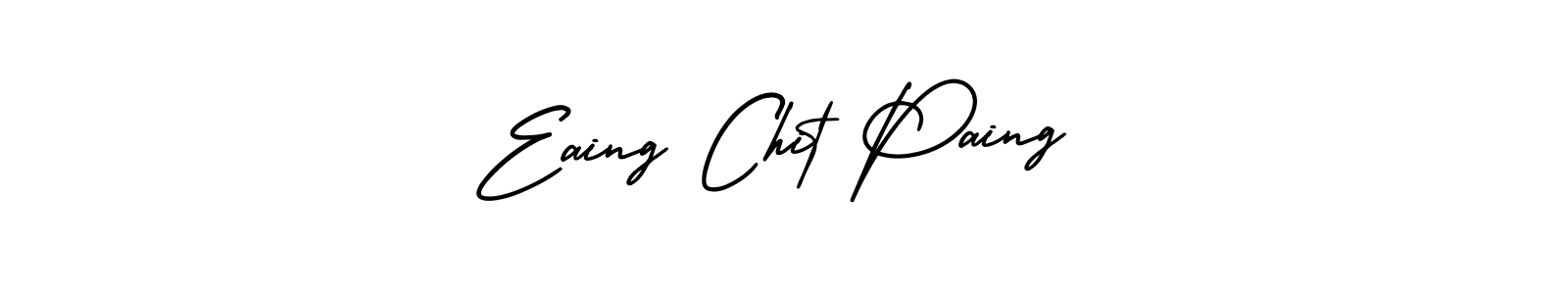 Also we have Eaing Chit Paing name is the best signature style. Create professional handwritten signature collection using AmerikaSignatureDemo-Regular autograph style. Eaing Chit Paing signature style 3 images and pictures png