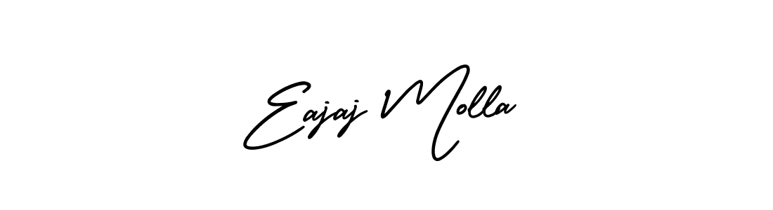Make a short Eajaj Molla signature style. Manage your documents anywhere anytime using AmerikaSignatureDemo-Regular. Create and add eSignatures, submit forms, share and send files easily. Eajaj Molla signature style 3 images and pictures png