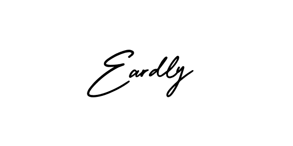 Design your own signature with our free online signature maker. With this signature software, you can create a handwritten (AmerikaSignatureDemo-Regular) signature for name Eardly. Eardly signature style 3 images and pictures png