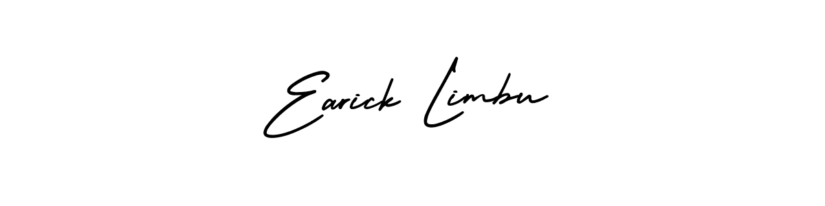 Also we have Earick Limbu name is the best signature style. Create professional handwritten signature collection using AmerikaSignatureDemo-Regular autograph style. Earick Limbu signature style 3 images and pictures png