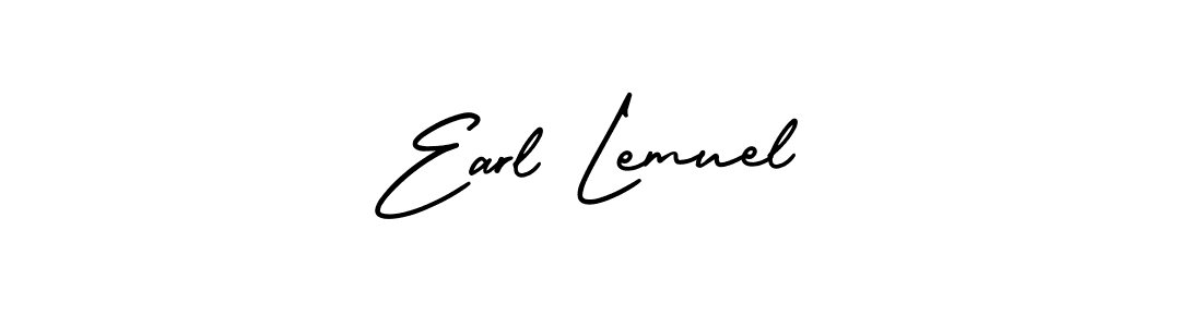 Earl Lemuel stylish signature style. Best Handwritten Sign (AmerikaSignatureDemo-Regular) for my name. Handwritten Signature Collection Ideas for my name Earl Lemuel. Earl Lemuel signature style 3 images and pictures png