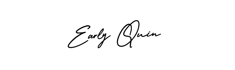 Make a beautiful signature design for name Early Quin. With this signature (AmerikaSignatureDemo-Regular) style, you can create a handwritten signature for free. Early Quin signature style 3 images and pictures png
