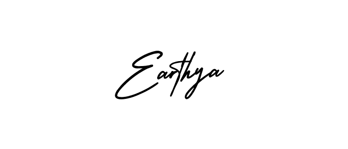 Make a beautiful signature design for name Earthya. With this signature (AmerikaSignatureDemo-Regular) style, you can create a handwritten signature for free. Earthya signature style 3 images and pictures png