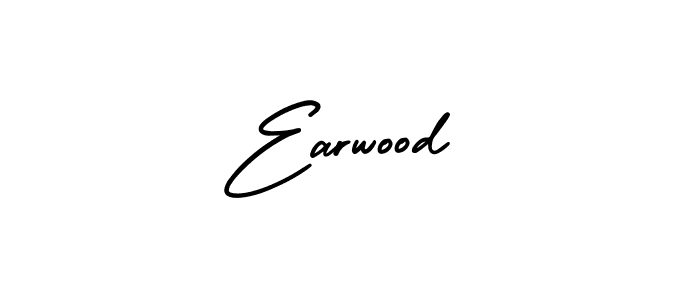 Create a beautiful signature design for name Earwood. With this signature (AmerikaSignatureDemo-Regular) fonts, you can make a handwritten signature for free. Earwood signature style 3 images and pictures png