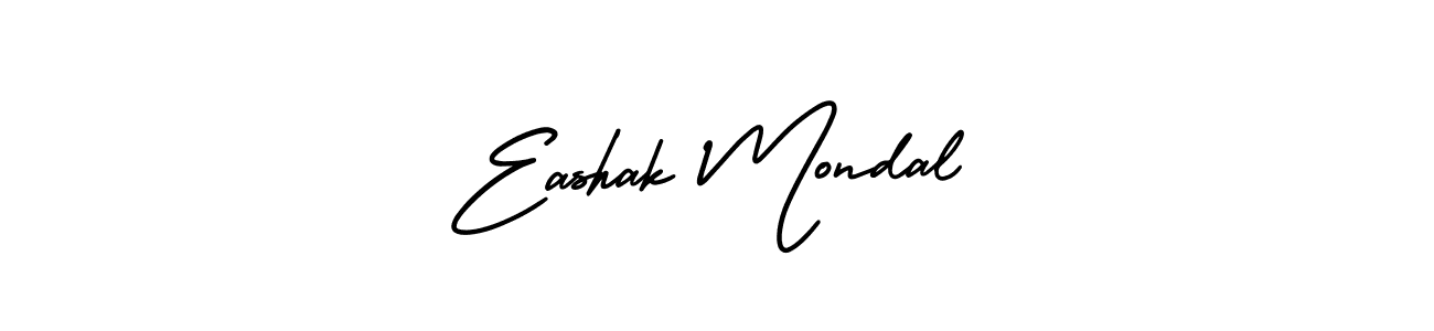 Make a beautiful signature design for name Eashak Mondal. Use this online signature maker to create a handwritten signature for free. Eashak Mondal signature style 3 images and pictures png