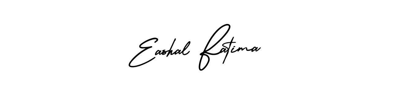 Also You can easily find your signature by using the search form. We will create Eashal Fatima name handwritten signature images for you free of cost using AmerikaSignatureDemo-Regular sign style. Eashal Fatima signature style 3 images and pictures png