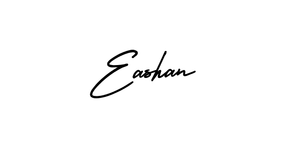 Design your own signature with our free online signature maker. With this signature software, you can create a handwritten (AmerikaSignatureDemo-Regular) signature for name Eashan. Eashan signature style 3 images and pictures png