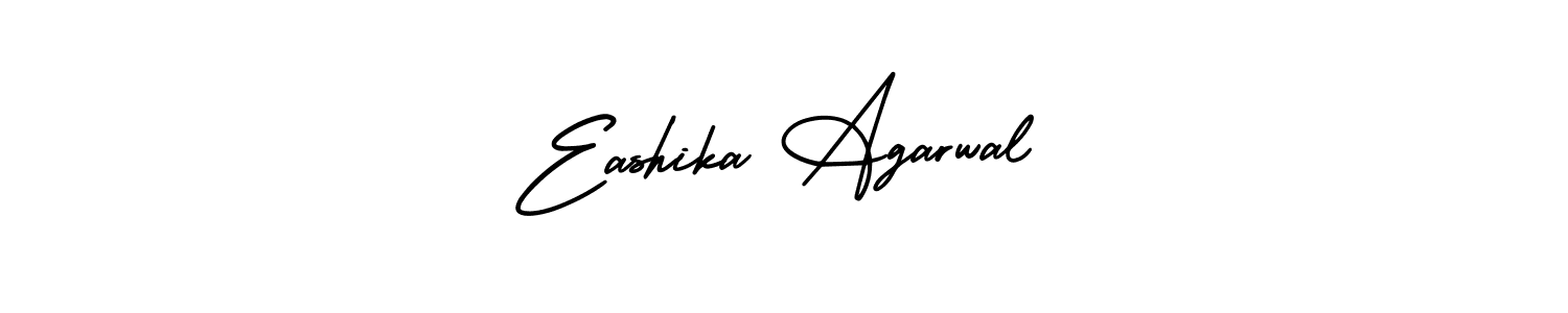Create a beautiful signature design for name Eashika Agarwal. With this signature (AmerikaSignatureDemo-Regular) fonts, you can make a handwritten signature for free. Eashika Agarwal signature style 3 images and pictures png