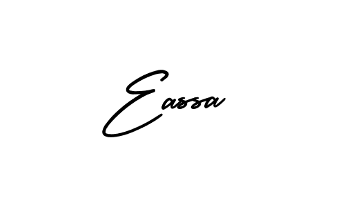 if you are searching for the best signature style for your name Eassa. so please give up your signature search. here we have designed multiple signature styles  using AmerikaSignatureDemo-Regular. Eassa signature style 3 images and pictures png