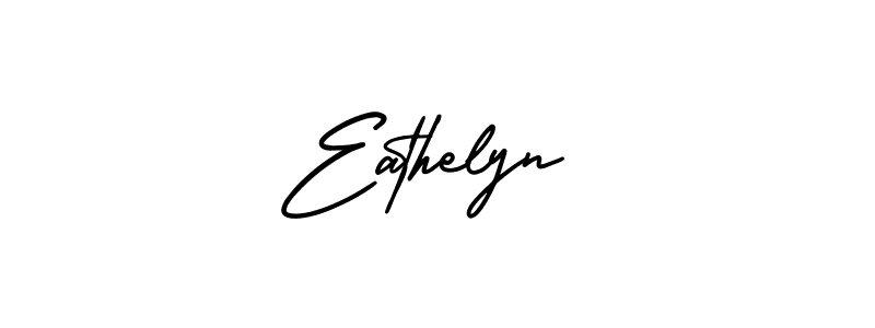 Best and Professional Signature Style for Eathelyn. AmerikaSignatureDemo-Regular Best Signature Style Collection. Eathelyn signature style 3 images and pictures png