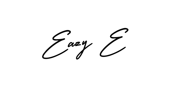 Design your own signature with our free online signature maker. With this signature software, you can create a handwritten (AmerikaSignatureDemo-Regular) signature for name Eazy E. Eazy E signature style 3 images and pictures png