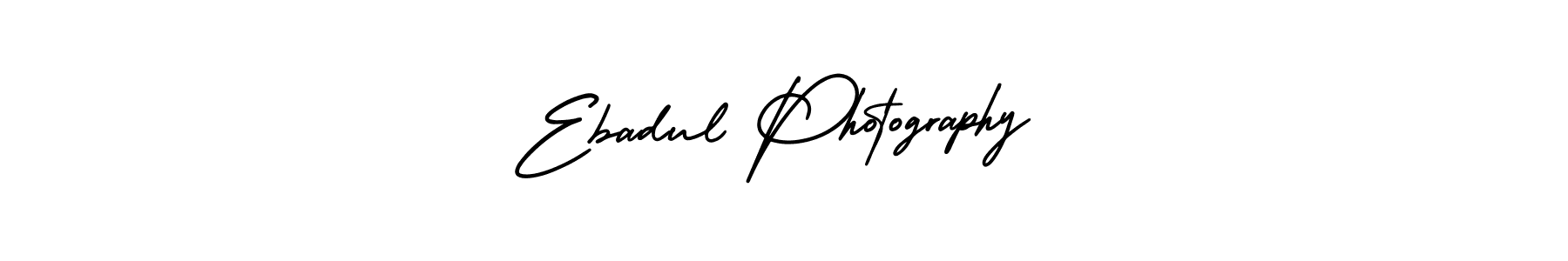 Design your own signature with our free online signature maker. With this signature software, you can create a handwritten (AmerikaSignatureDemo-Regular) signature for name Ebadul Photography. Ebadul Photography signature style 3 images and pictures png