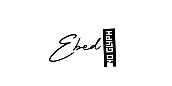 Make a beautiful signature design for name EbedÎ. With this signature (AmerikaSignatureDemo-Regular) style, you can create a handwritten signature for free. EbedÎ signature style 3 images and pictures png