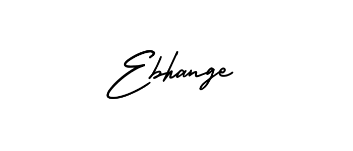 This is the best signature style for the Ebhange name. Also you like these signature font (AmerikaSignatureDemo-Regular). Mix name signature. Ebhange signature style 3 images and pictures png