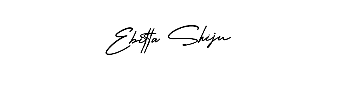 Best and Professional Signature Style for Ebitta Shiju. AmerikaSignatureDemo-Regular Best Signature Style Collection. Ebitta Shiju signature style 3 images and pictures png