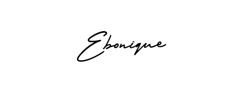 AmerikaSignatureDemo-Regular is a professional signature style that is perfect for those who want to add a touch of class to their signature. It is also a great choice for those who want to make their signature more unique. Get Ebonique name to fancy signature for free. Ebonique signature style 3 images and pictures png