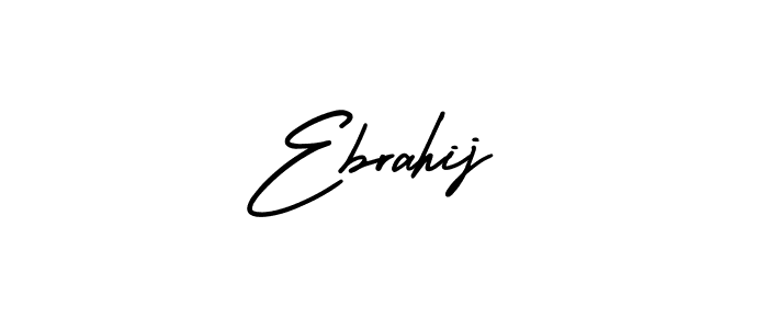 Ebrahij stylish signature style. Best Handwritten Sign (AmerikaSignatureDemo-Regular) for my name. Handwritten Signature Collection Ideas for my name Ebrahij. Ebrahij signature style 3 images and pictures png