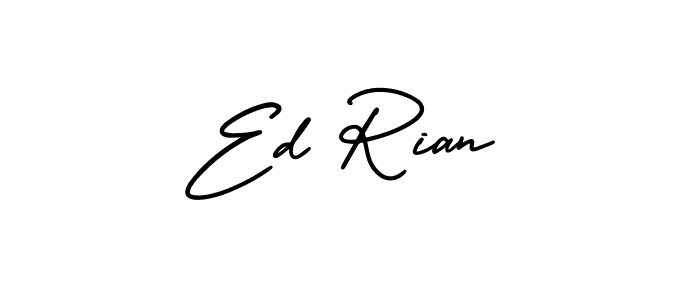 This is the best signature style for the Ed Rian name. Also you like these signature font (AmerikaSignatureDemo-Regular). Mix name signature. Ed Rian signature style 3 images and pictures png