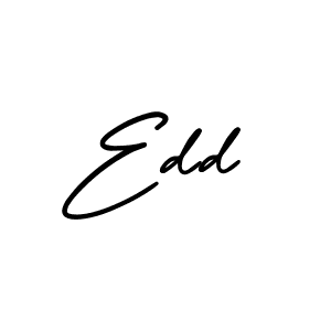 Create a beautiful signature design for name Edd. With this signature (AmerikaSignatureDemo-Regular) fonts, you can make a handwritten signature for free. Edd signature style 3 images and pictures png