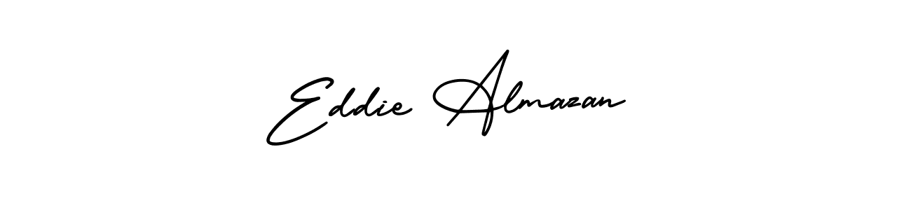 Design your own signature with our free online signature maker. With this signature software, you can create a handwritten (AmerikaSignatureDemo-Regular) signature for name Eddie Almazan. Eddie Almazan signature style 3 images and pictures png