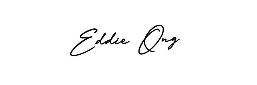 Design your own signature with our free online signature maker. With this signature software, you can create a handwritten (AmerikaSignatureDemo-Regular) signature for name Eddie Ong. Eddie Ong signature style 3 images and pictures png