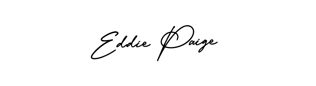 The best way (AmerikaSignatureDemo-Regular) to make a short signature is to pick only two or three words in your name. The name Eddie Paige include a total of six letters. For converting this name. Eddie Paige signature style 3 images and pictures png