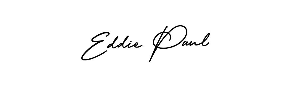 Eddie Paul stylish signature style. Best Handwritten Sign (AmerikaSignatureDemo-Regular) for my name. Handwritten Signature Collection Ideas for my name Eddie Paul. Eddie Paul signature style 3 images and pictures png