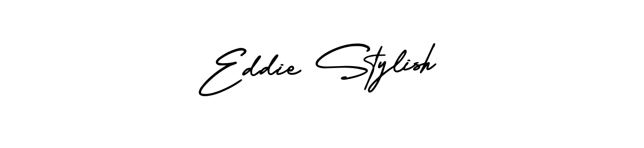 Make a beautiful signature design for name Eddie Stylish. With this signature (AmerikaSignatureDemo-Regular) style, you can create a handwritten signature for free. Eddie Stylish signature style 3 images and pictures png