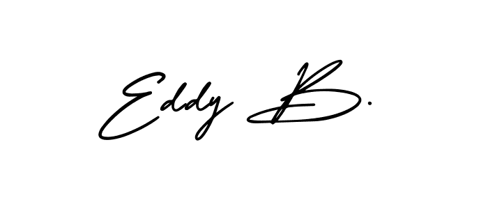 It looks lik you need a new signature style for name Eddy B.. Design unique handwritten (AmerikaSignatureDemo-Regular) signature with our free signature maker in just a few clicks. Eddy B. signature style 3 images and pictures png