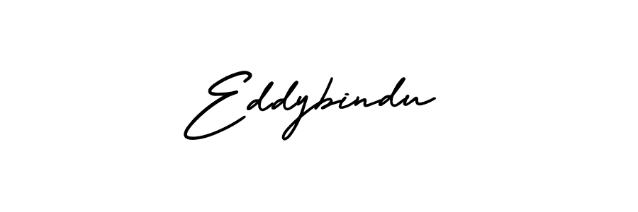 The best way (AmerikaSignatureDemo-Regular) to make a short signature is to pick only two or three words in your name. The name Eddybindu include a total of six letters. For converting this name. Eddybindu signature style 3 images and pictures png