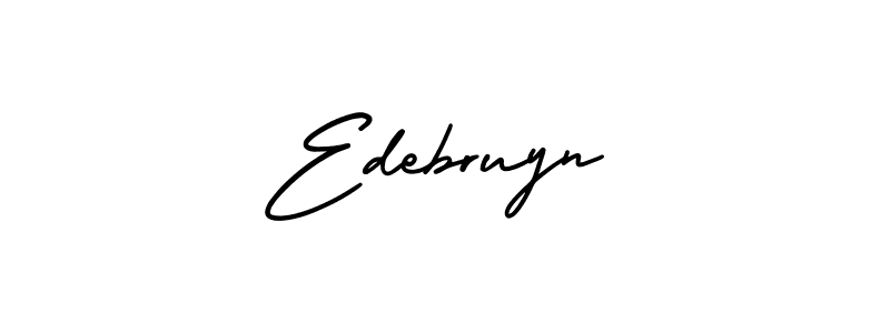 Design your own signature with our free online signature maker. With this signature software, you can create a handwritten (AmerikaSignatureDemo-Regular) signature for name Edebruyn. Edebruyn signature style 3 images and pictures png