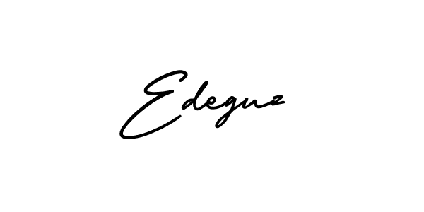 Use a signature maker to create a handwritten signature online. With this signature software, you can design (AmerikaSignatureDemo-Regular) your own signature for name Edeguz. Edeguz signature style 3 images and pictures png