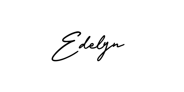 Also You can easily find your signature by using the search form. We will create Edelyn name handwritten signature images for you free of cost using AmerikaSignatureDemo-Regular sign style. Edelyn signature style 3 images and pictures png