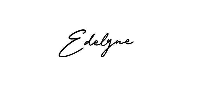 Create a beautiful signature design for name Edelyne. With this signature (AmerikaSignatureDemo-Regular) fonts, you can make a handwritten signature for free. Edelyne signature style 3 images and pictures png