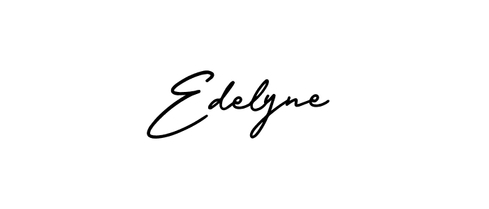AmerikaSignatureDemo-Regular is a professional signature style that is perfect for those who want to add a touch of class to their signature. It is also a great choice for those who want to make their signature more unique. Get Edelyne name to fancy signature for free. Edelyne signature style 3 images and pictures png