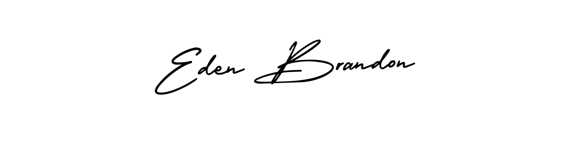 This is the best signature style for the Eden Brandon name. Also you like these signature font (AmerikaSignatureDemo-Regular). Mix name signature. Eden Brandon signature style 3 images and pictures png