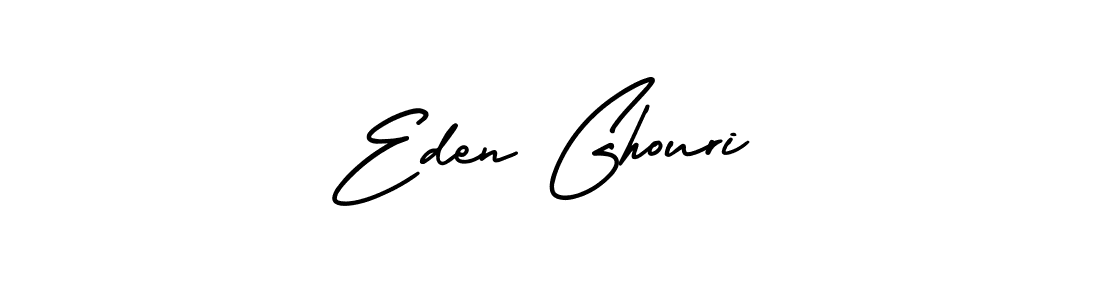 Use a signature maker to create a handwritten signature online. With this signature software, you can design (AmerikaSignatureDemo-Regular) your own signature for name Eden Ghouri. Eden Ghouri signature style 3 images and pictures png