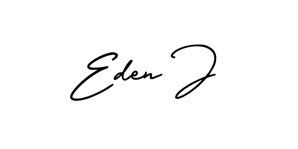 Also we have Eden J name is the best signature style. Create professional handwritten signature collection using AmerikaSignatureDemo-Regular autograph style. Eden J signature style 3 images and pictures png